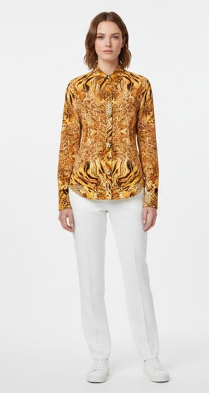 Golden Savanna Shirt With Full Sleeve