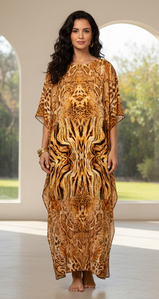 Golden Savanna Kaftan Long