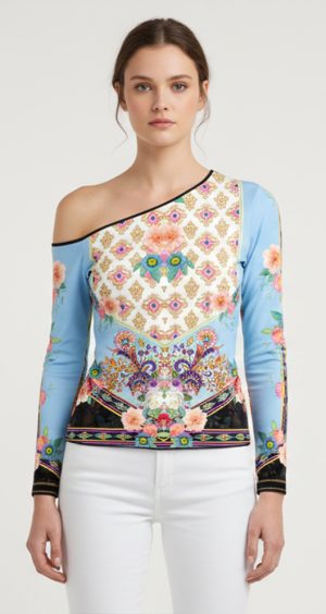 Imperial Vista One Shoulder Top