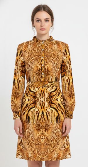 Golden Savanna Kanika Dress
